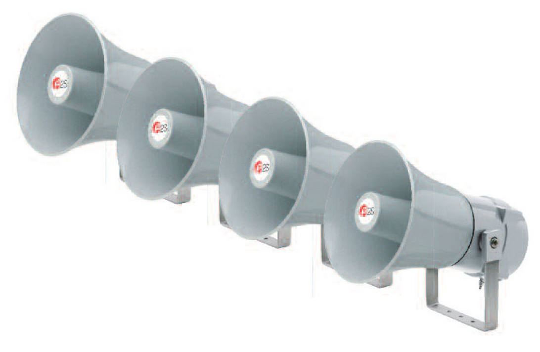 Средства оповещения и сигнализации. Сигнализатор звуковой сирена e2s hma121ac230g (124 ДБ, 5 сигналов).