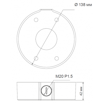 Монтажная коробка для камер  HEJB