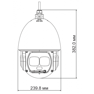 Поворотная IP-камера HDZ302LIW