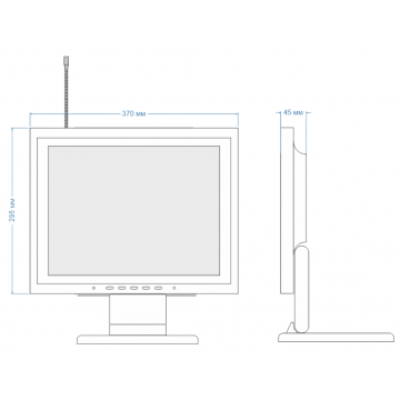 Сенсорный диспетчерский пульт LDP-DS-15S