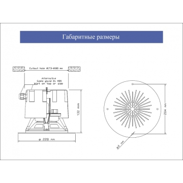 Потолочный громкоговоритель   PROBF-620(T)