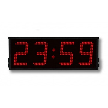 Вторичные цифровые светодиодные часы с интерактивным дисплеем