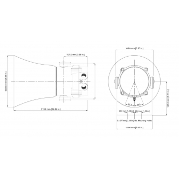 Взрывозащищённая сирена "Hootronic" BExDH120D