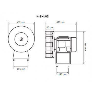 Моторная электромеханическая сирена K-SML 05